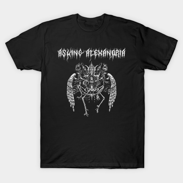 asking alexandria ll darkness T-Shirt by low spirit